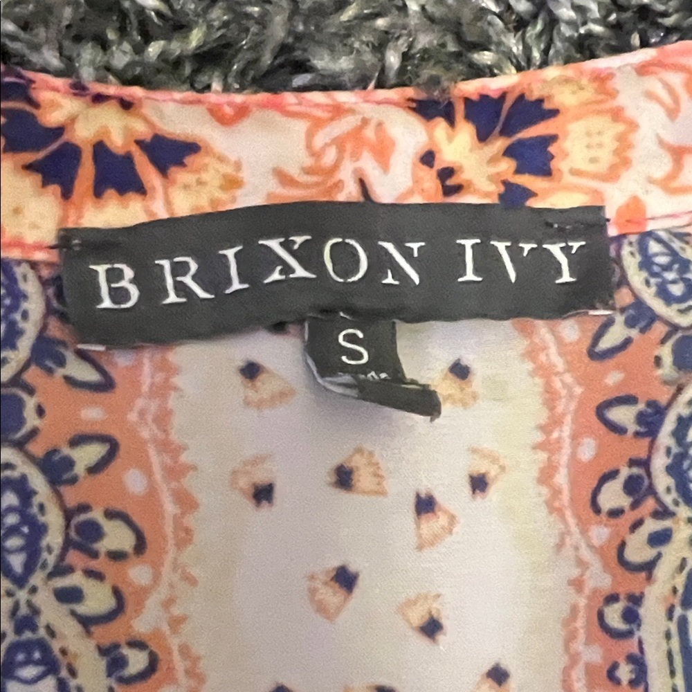 Brixton Ivy Women’s Sleeveless Boho Print Blouse Size Small - Picture 2 of 10